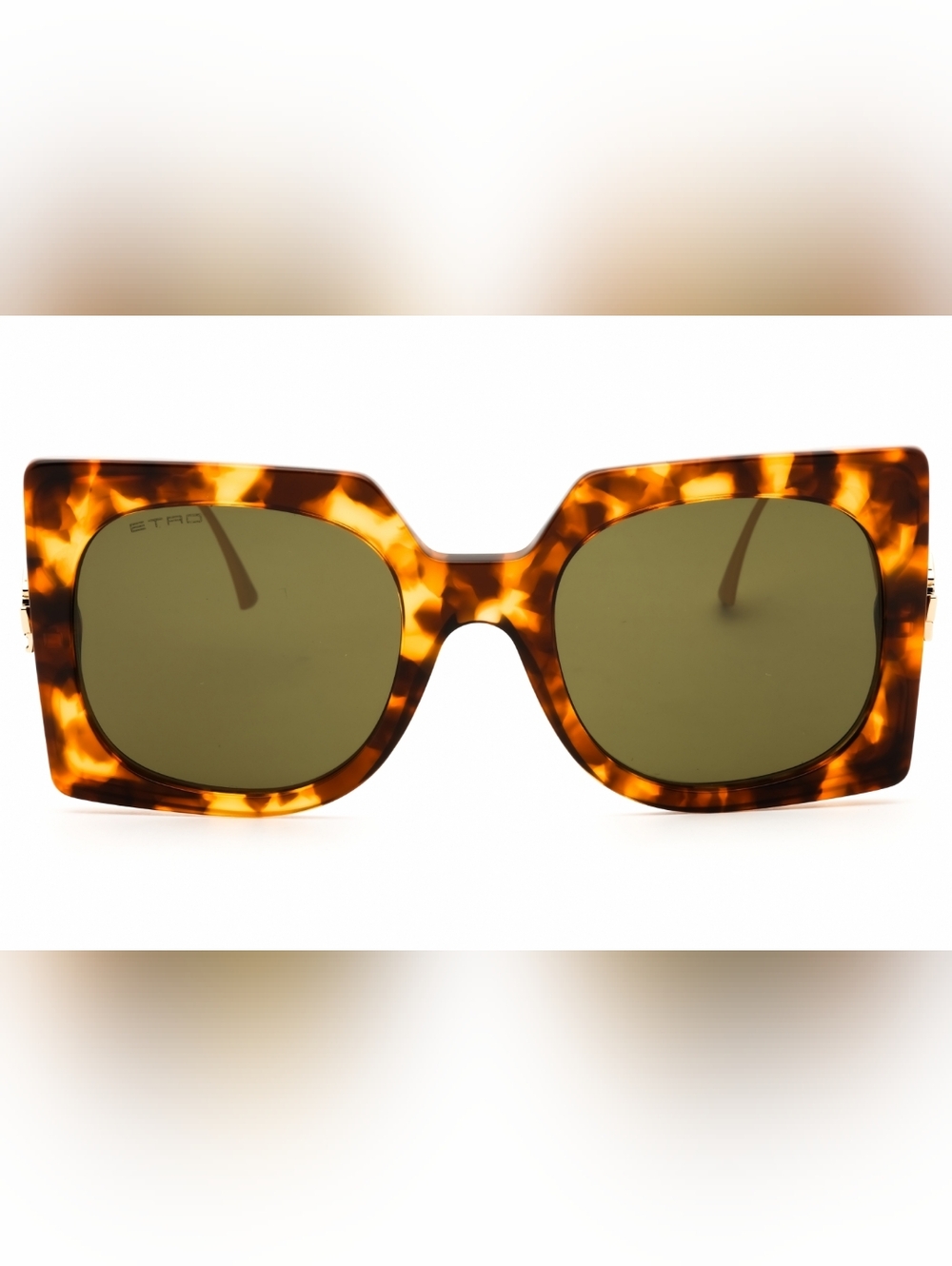 Etro ETRO 0026/S, YELLOW HAVANA/GREEN, Size54X23X140, Oversized, - Picture 2 of 4